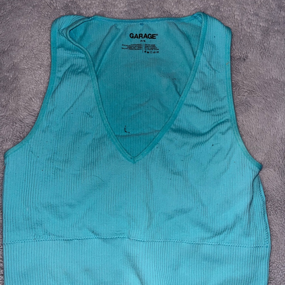 Garage crop top